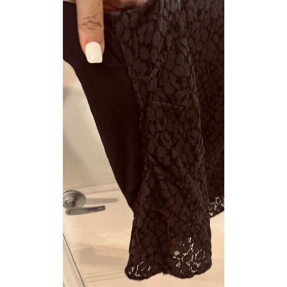 Tahari Navy Blue Lace Tank Top Size L - Picture 10 of 11